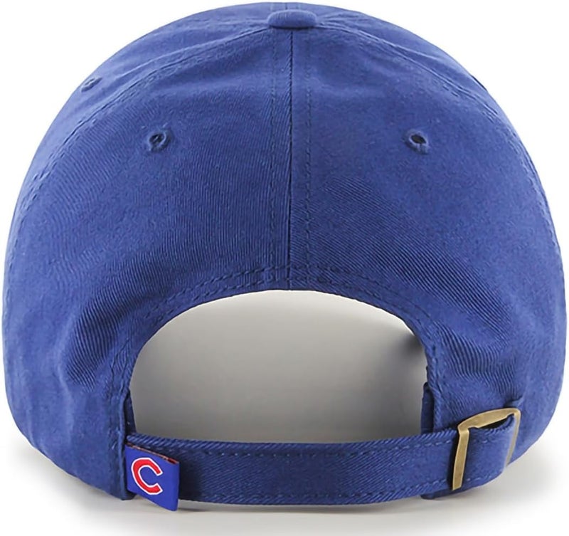 47 Brand MLB Team Color Home Primary Logo Clean Up Adjustable Baseball Cap Hat, Adult One Size Fits All - Image 2